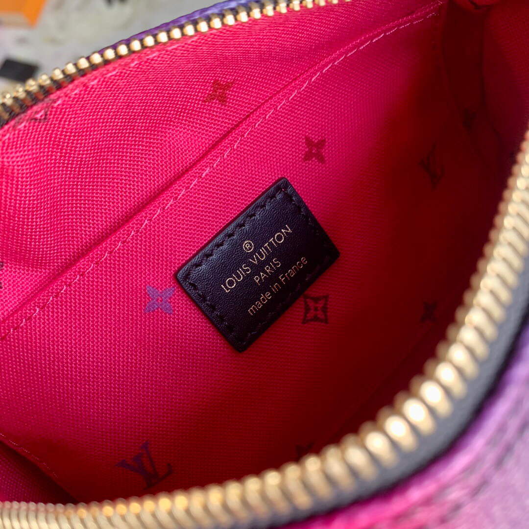 LV M59860 Louis Vuitton Papillon BB Handbag Midnight Fuchsia - Default Title - View 6