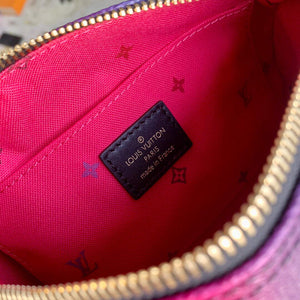 LV M59860 Louis Vuitton Papillon BB Handbag Midnight Fuchsia - Default Title - View 6