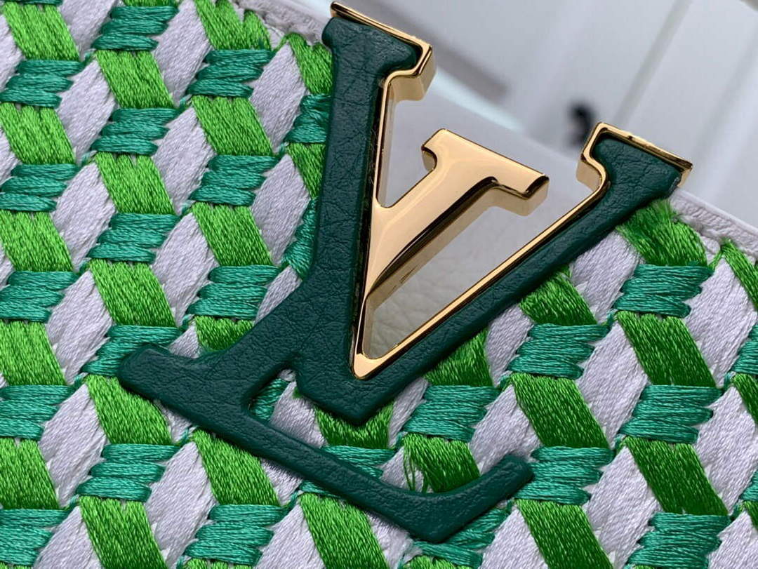 LV M59879 Louis Vuitton capucines mini Bag White Green - Default Title - View 5