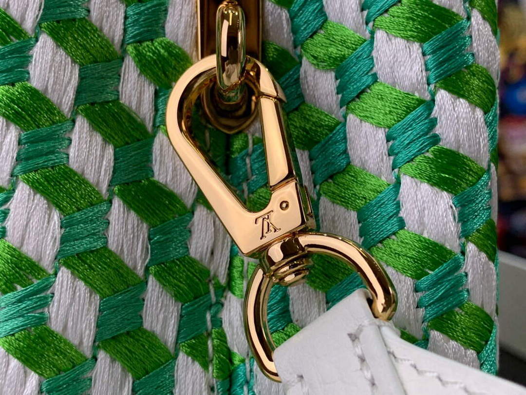LV M59879 Louis Vuitton capucines mini Bag White Green - Default Title - View 6