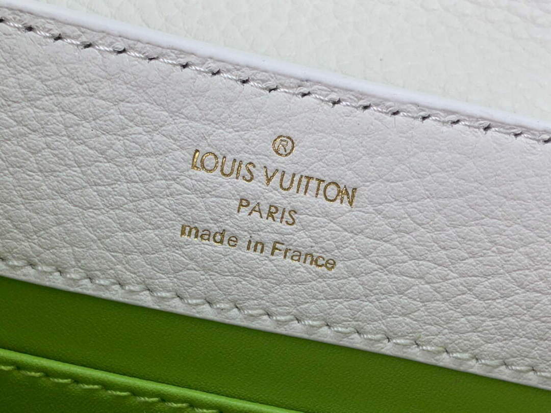 LV M59879 Louis Vuitton capucines mini Bag White Green - Default Title - View 8
