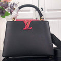 LV M59882 Louis Vuitton Capucines BB Handbag M59883 Black - Default Title - View 1