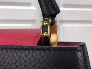 LV M59882 Louis Vuitton Capucines BB Handbag M59883 Black - Default Title - View 6