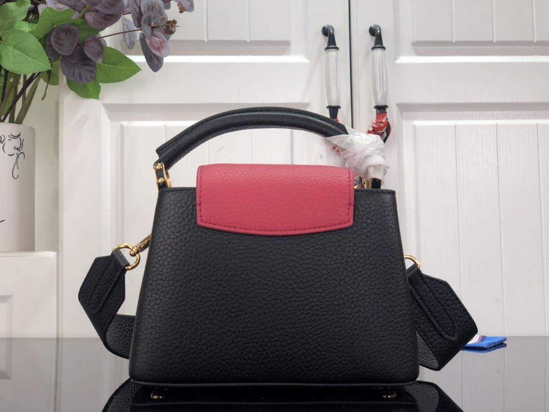 LV M59882 Louis Vuitton Capucines Mini BB Handbag Black - Default Title - View 2