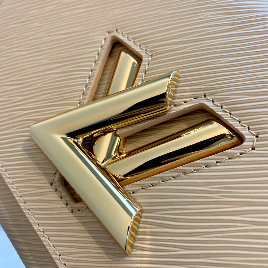 LV M59884 Louis Vuitton Twist MM Handbag skin color - Default Title - View 5