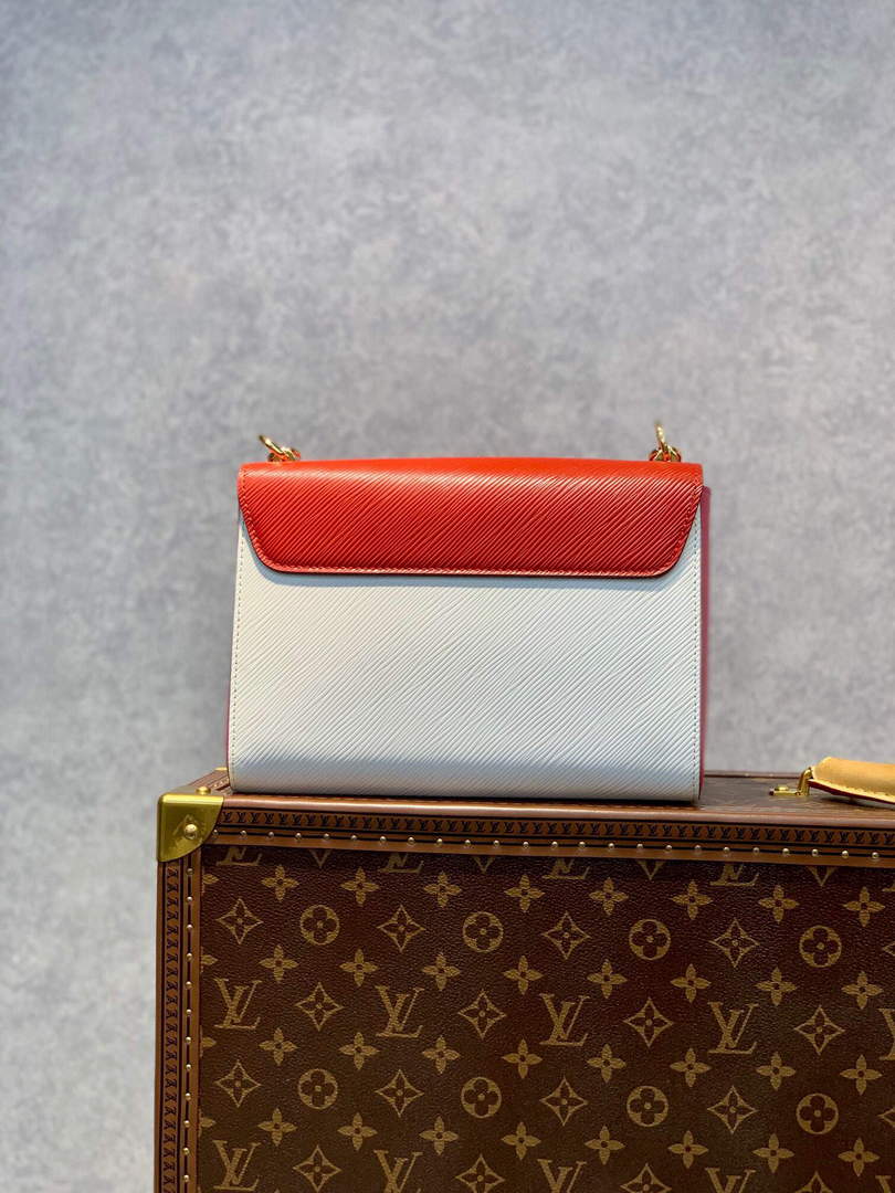 LV M59884 Louis Vuitton Twist MM Handbag Red - Default Title - View 3