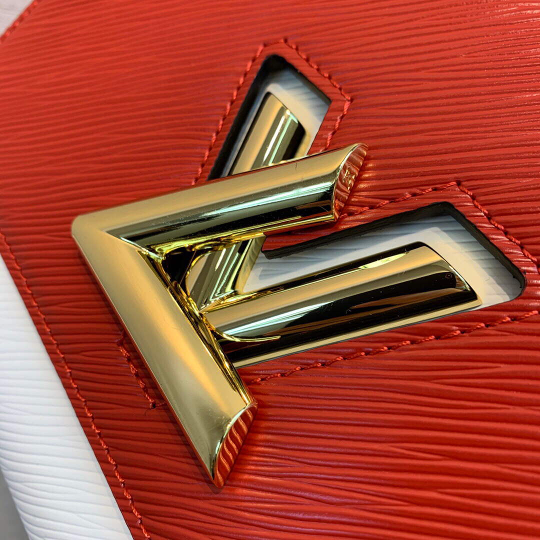 LV M59884 Louis Vuitton Twist MM Handbag Red - Default Title - View 5