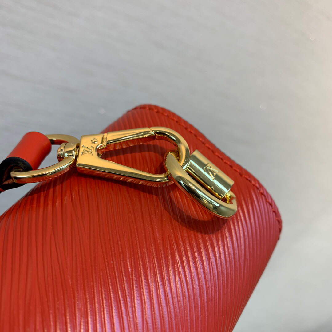 LV M59884 Louis Vuitton Twist MM Handbag Red - Default Title - View 6