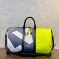 LV M59922 Louis Vuitton Keepall 50B Travel Bag Yellow - Default Title - View 1