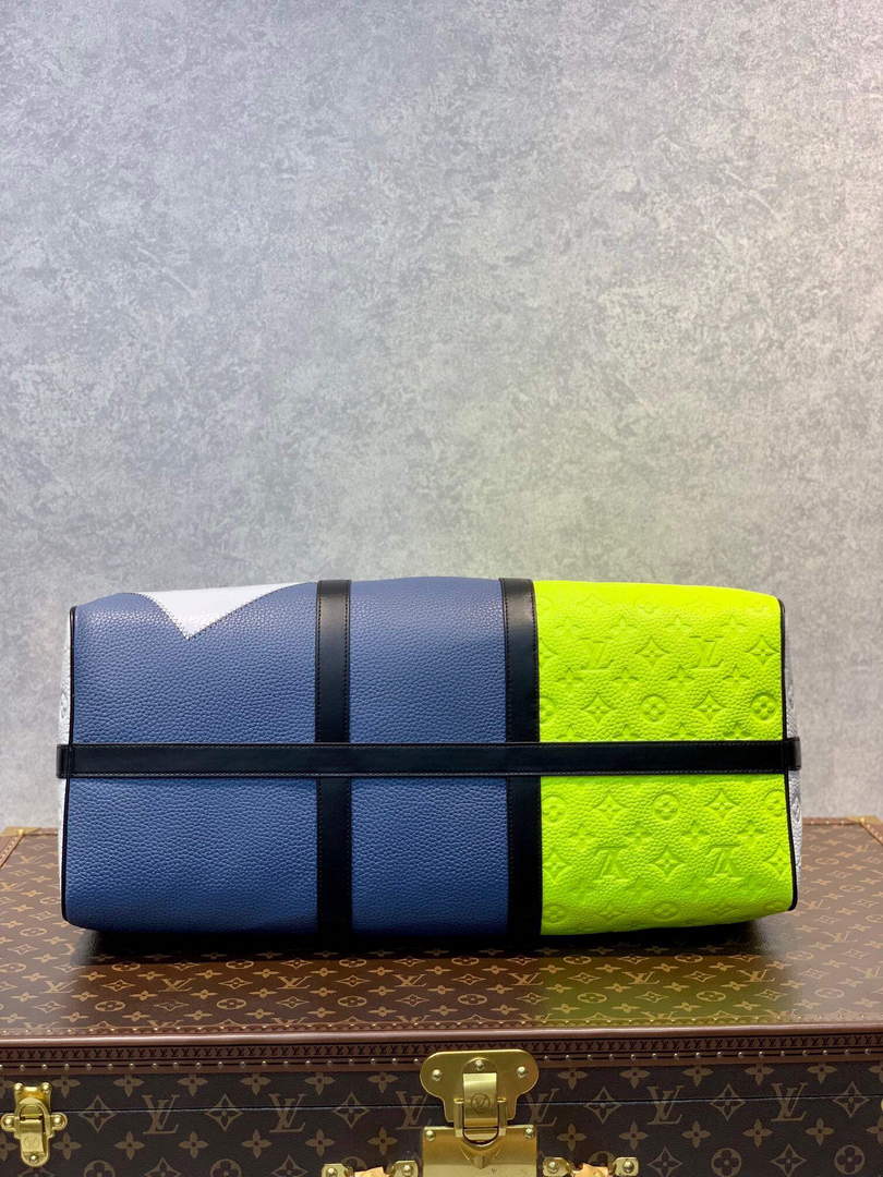 LV M59922 Louis Vuitton Keepall 50B Travel Bag Yellow - Default Title - View 4