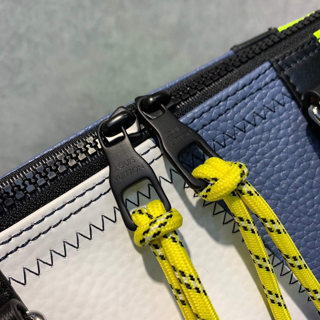 LV M59922 Louis Vuitton Keepall 50B Travel Bag Yellow