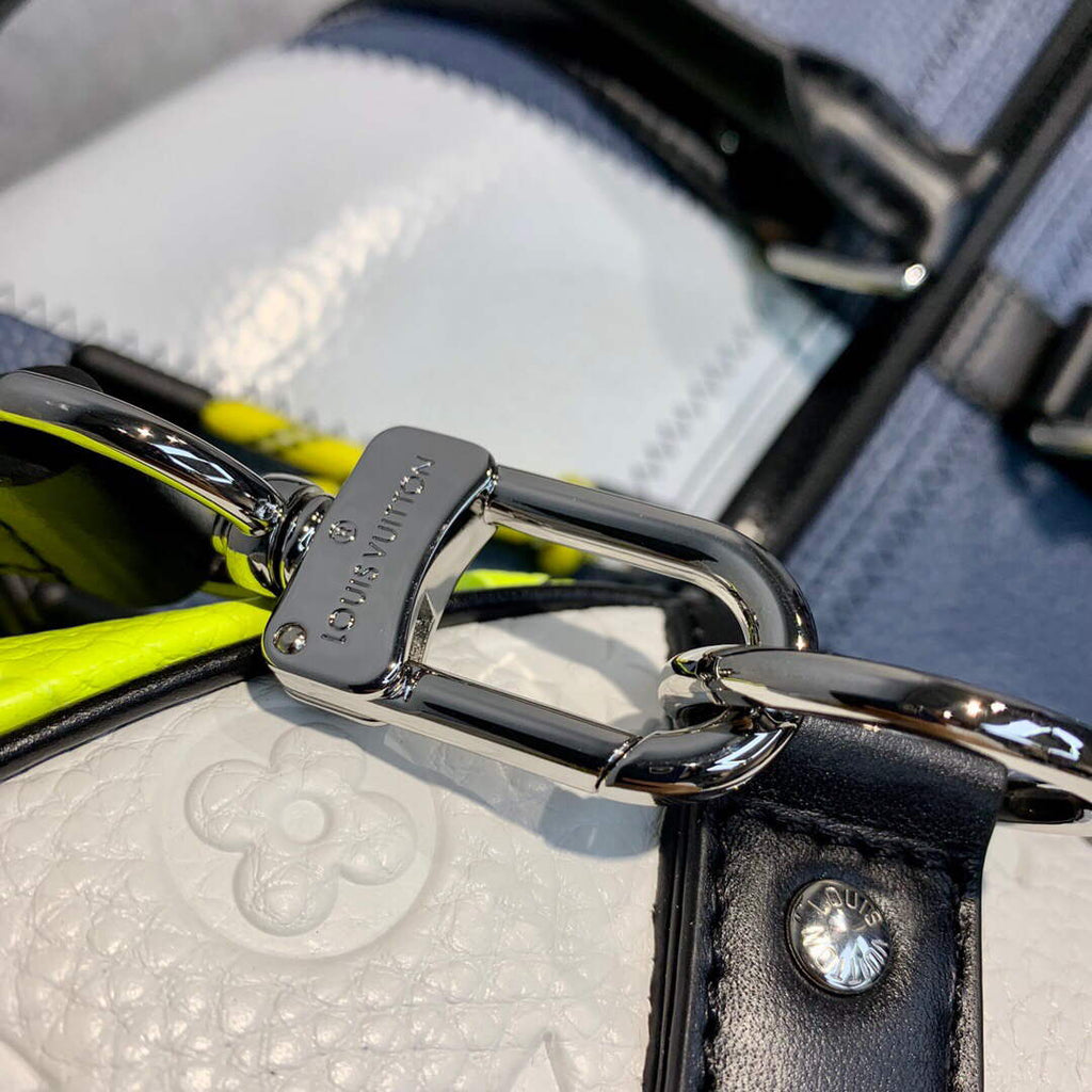 LV M59922 Louis Vuitton Keepall 50B Travel Bag Yellow
