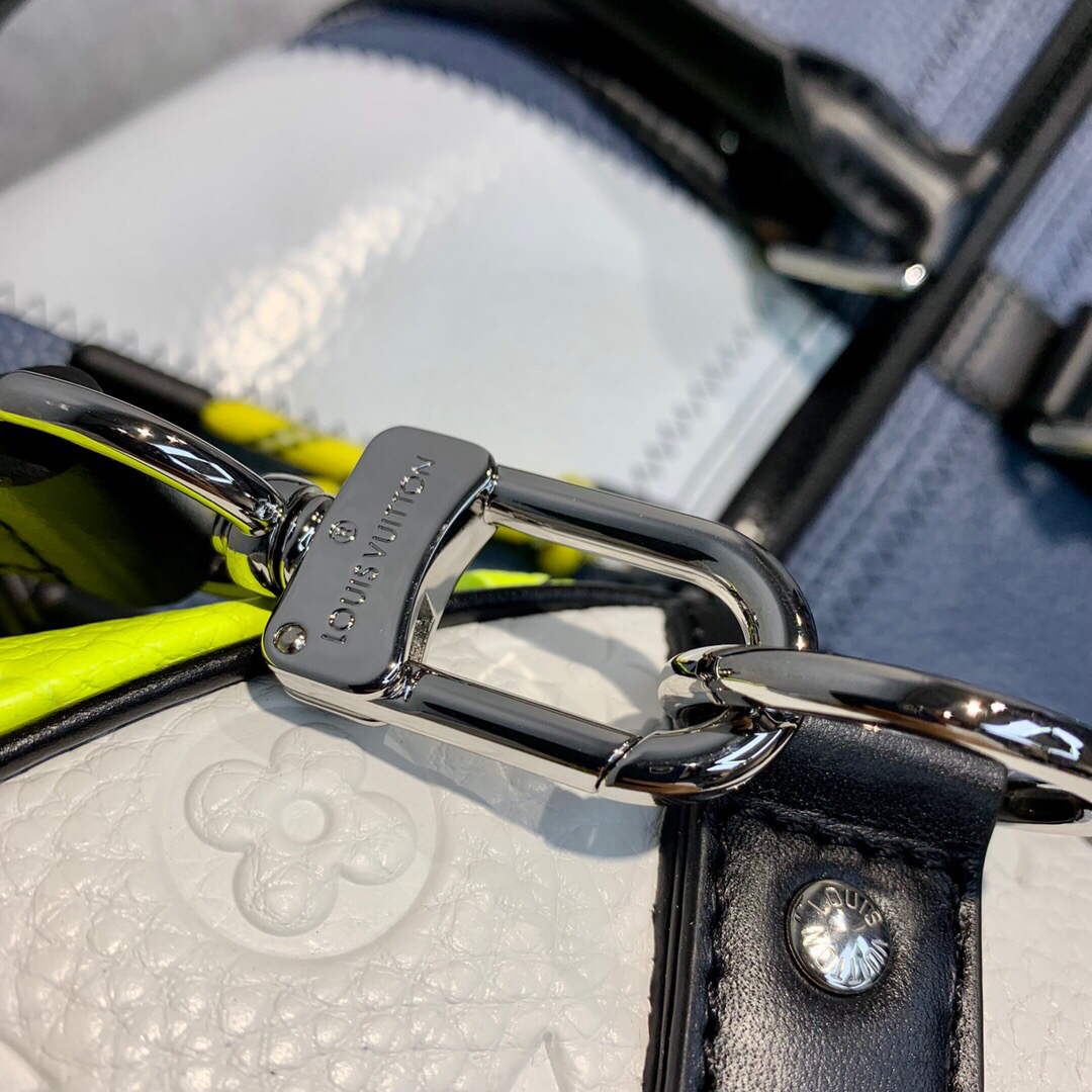 LV M59922 Louis Vuitton Keepall 50B Travel Bag Yellow - Default Title - View 6