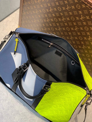 LV M59922 Louis Vuitton Keepall 50B Travel Bag Yellow - Default Title - View 8