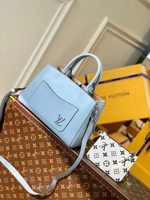 LV M59950 Louis Vuitton Marelle Tote BB Blue - Default Title - View 1