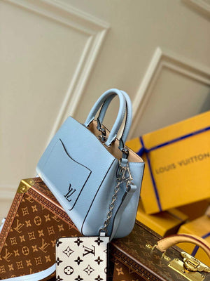 LV M59950 Louis Vuitton Marelle Tote BB Blue - Default Title - View 3