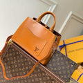 LV M59953 Louis Vuitton Marelle Tote MM Brown - Default Title - View 1