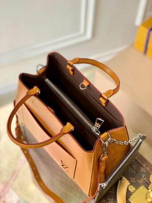 LV M59953 Louis Vuitton Marelle Tote MM Brown - Default Title - View 8