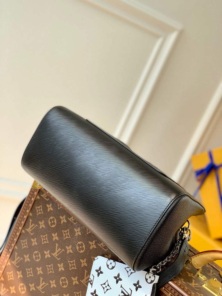 LV M59954 Louis Vuitton Marelle Tote MM Black - Default Title - View 4