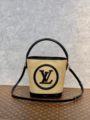 LV M59961 Louis Vuitton Petit Bucket Bag Black - Default Title - View 1
