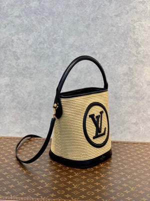 LV M59961 Louis Vuitton Petit Bucket Bag Black - Default Title - View 3