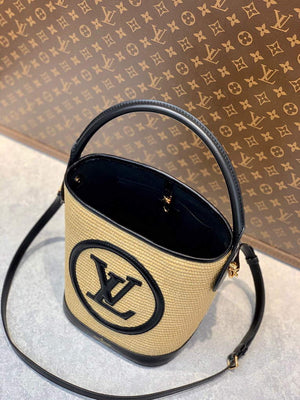 LV M59961 Louis Vuitton Petit Bucket Bag Black - Default Title - View 7