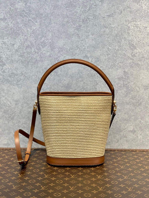 LV M59962 Louis Vuitton Petit Bucket Bag Caramel Brown - Default Title - View 2