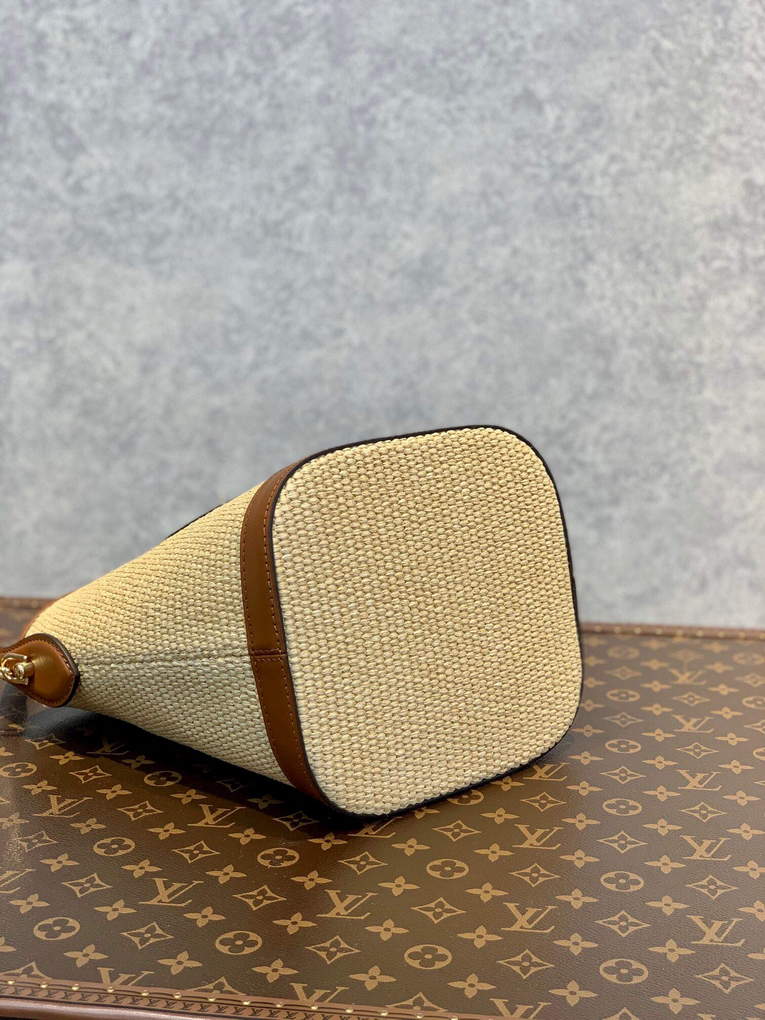 LV M59962 Louis Vuitton Petit Bucket Bag Caramel Brown - Default Title - View 4