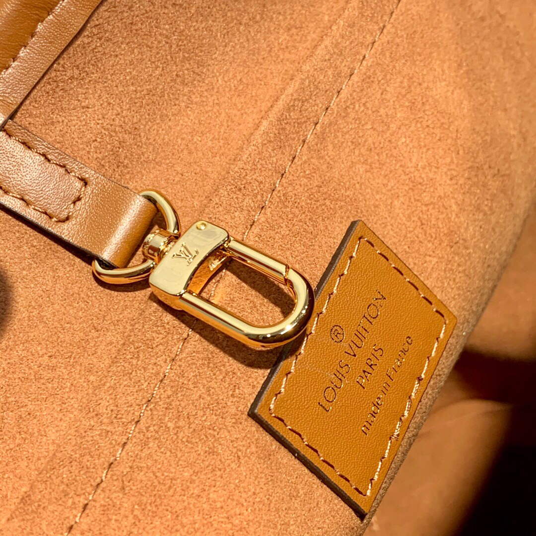 LV M59962 Louis Vuitton Petit Bucket Bag Caramel Brown - Default Title - View 9