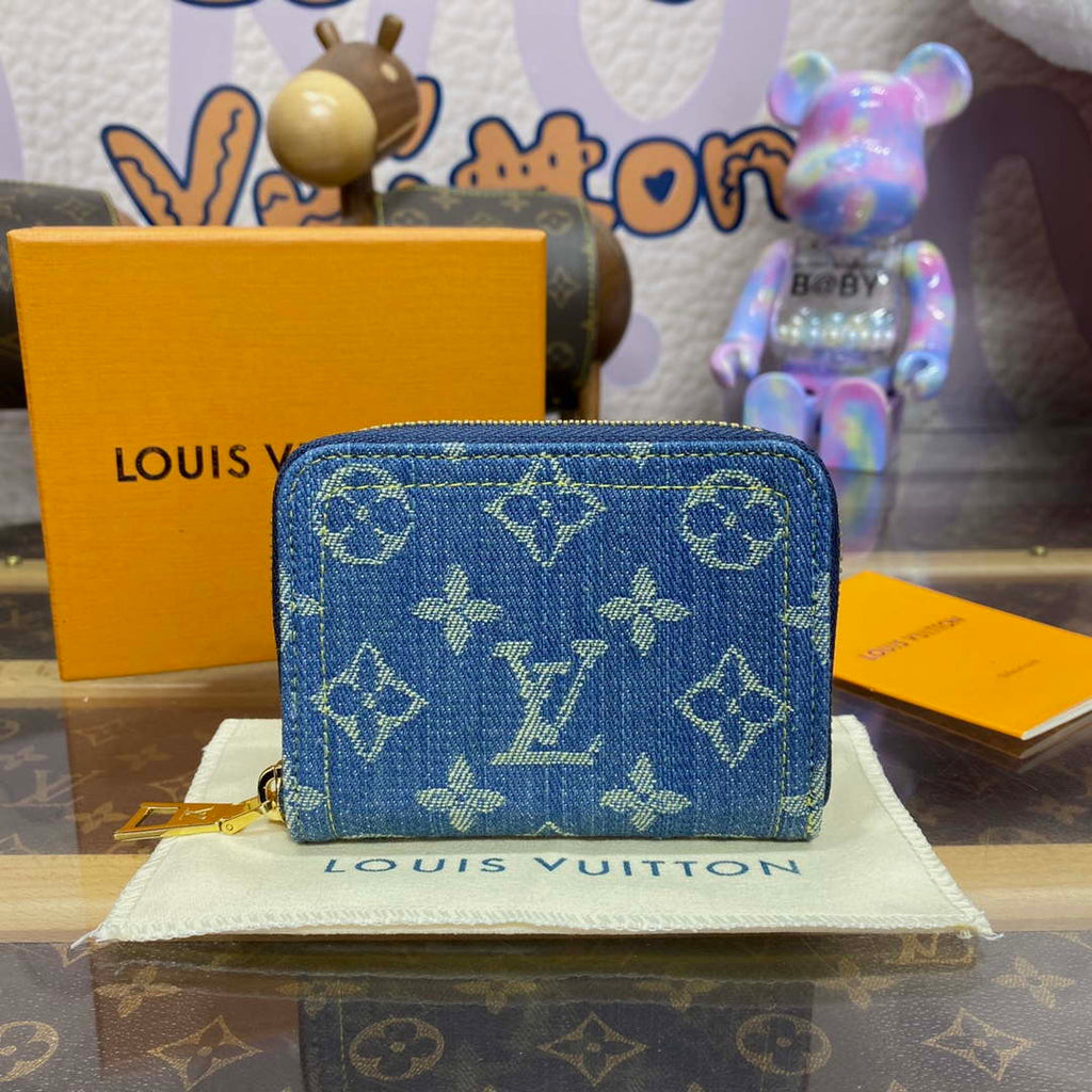 LV M82957 Louis Vuitton New LV Remix Zippy Coin Purse Monogram denim
