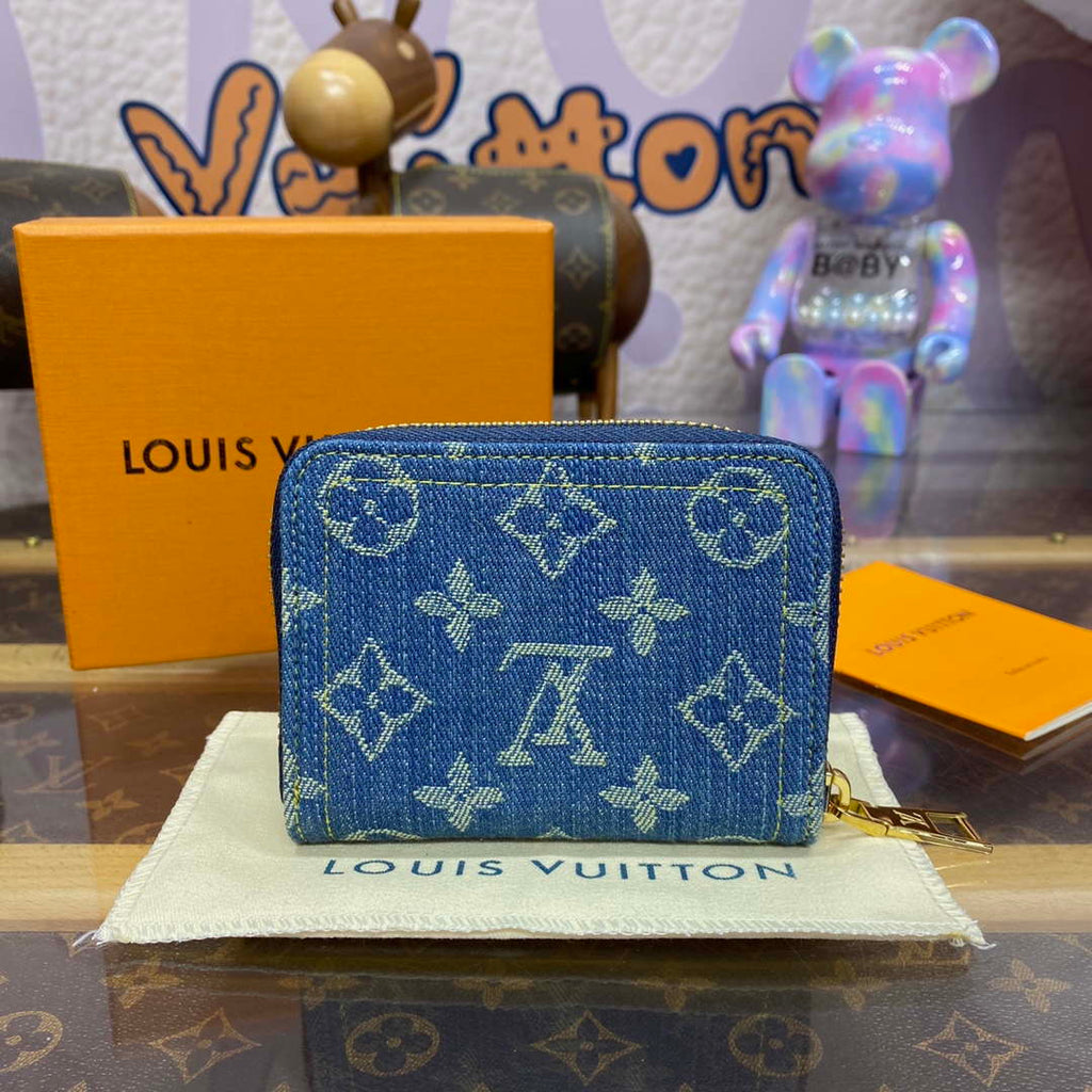 LV M82957 Louis Vuitton New LV Remix Zippy Coin Purse Monogram denim