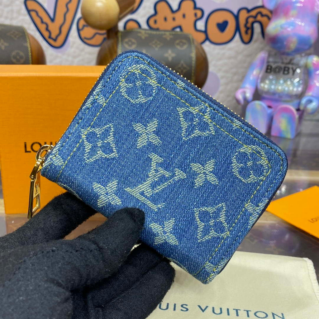 LV M82957 Louis Vuitton New LV Remix Zippy Coin Purse Monogram denim