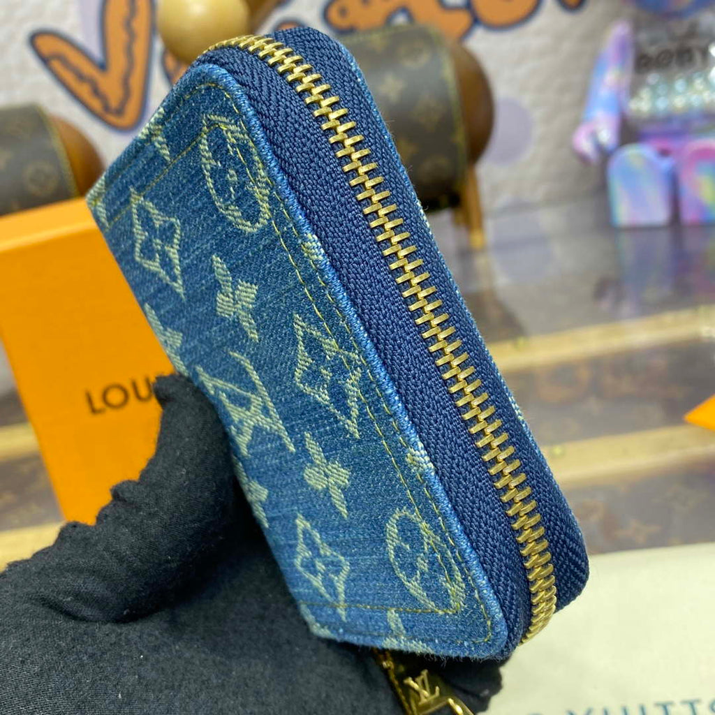 LV M82957 Louis Vuitton New LV Remix Zippy Coin Purse Monogram denim