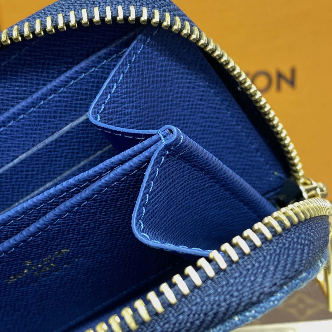 LV M82957 Louis Vuitton New LV Remix Zippy Coin Purse Monogram denim