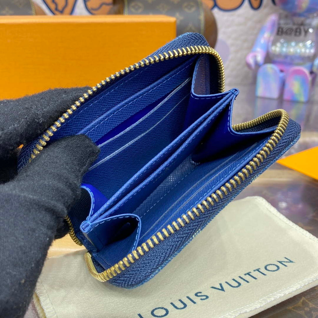 LV M82957 Louis Vuitton New LV Remix Zippy Coin Purse Monogram denim