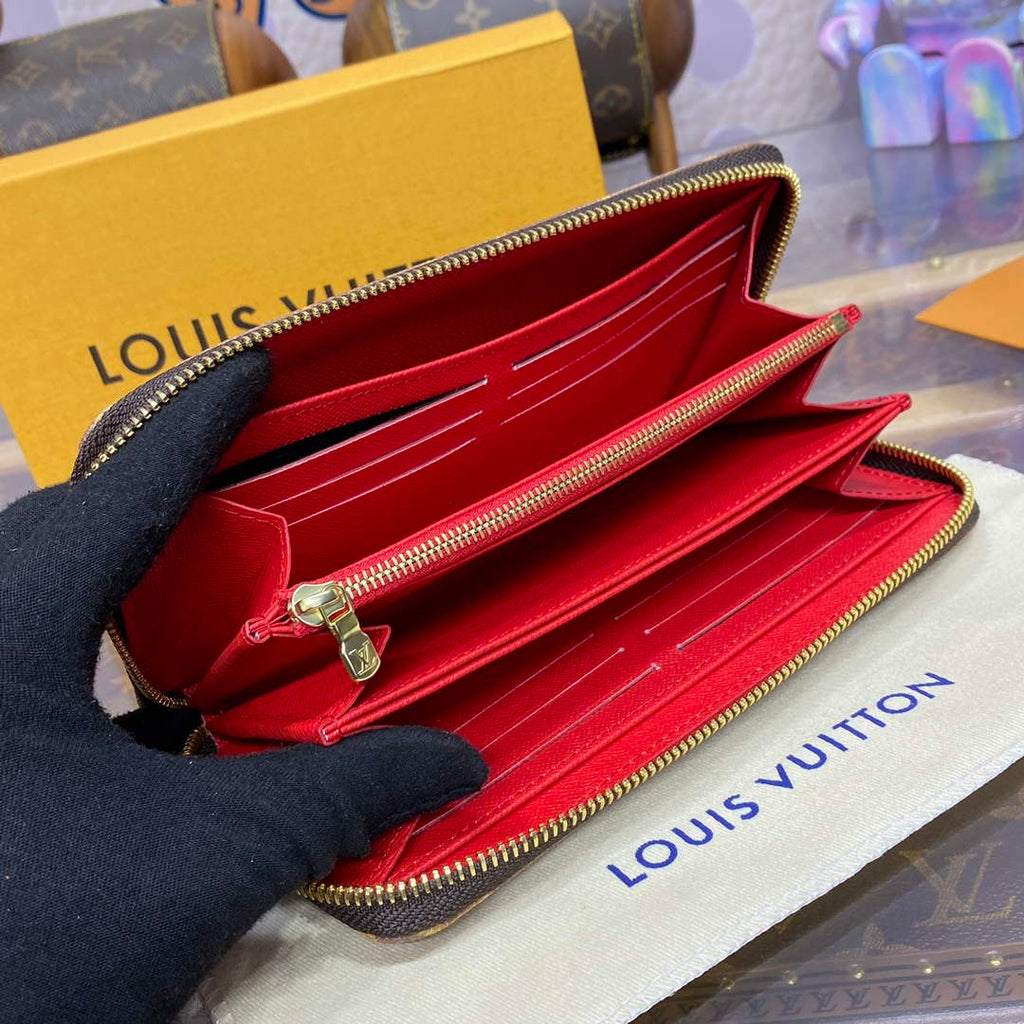 LV M60017 Louis Vuitton Zippy Wallet Monogram Canvas