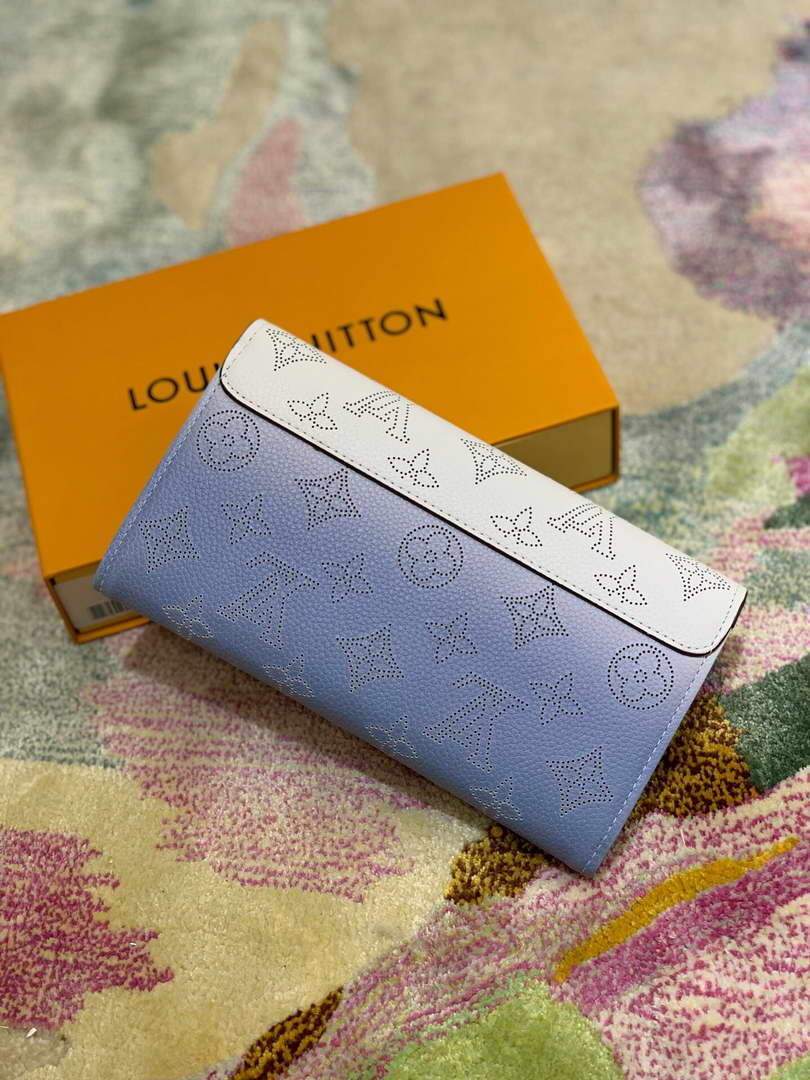 LV M60143 Louis Vuitton Iris Wallet Gradient Blue