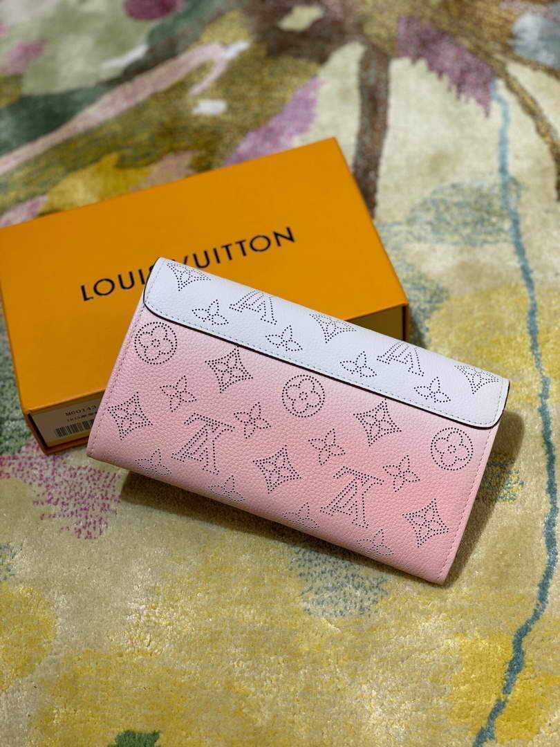LV M60145 Louis Vuitton Iris Wallet Gradient Pink