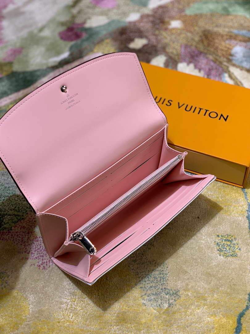 LV M60145 Louis Vuitton Iris Wallet Gradient Pink
