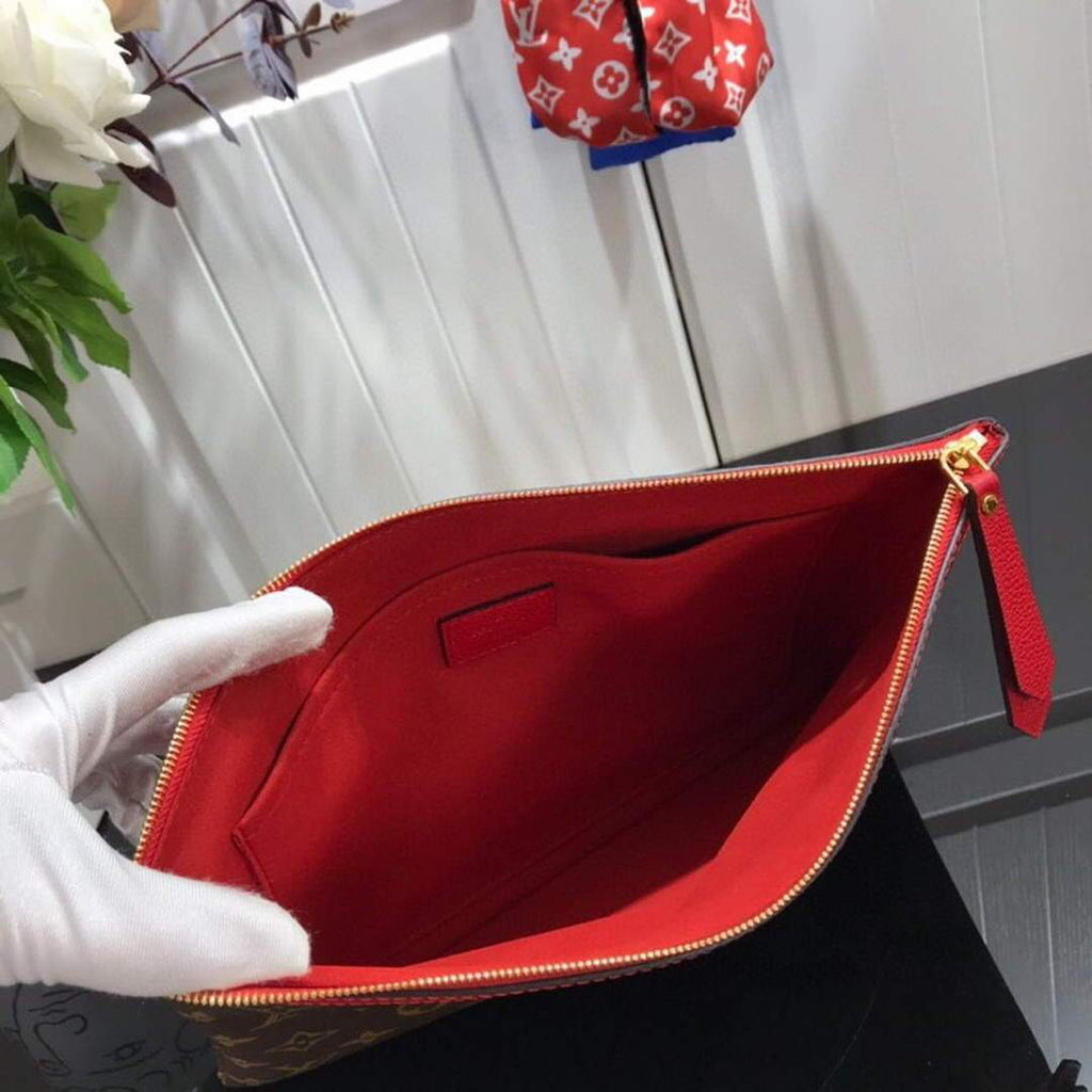 LV M64591 Louis Vuitton Daily Pouch Monogram Canvas Bag M62942 Red