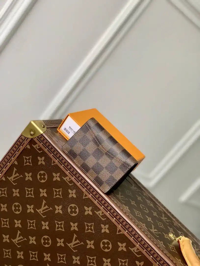 LV M63145 Louis Vuitton Pocket Organizer Damier