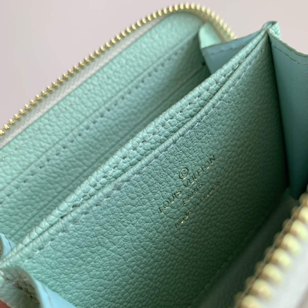 LV M60574 Louis Vuitton Zippy Coin Purse Matcha green