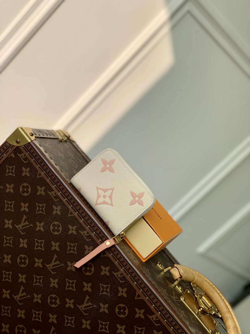 LV M60574 Louis Vuitton Zippy Coin Purse Pink