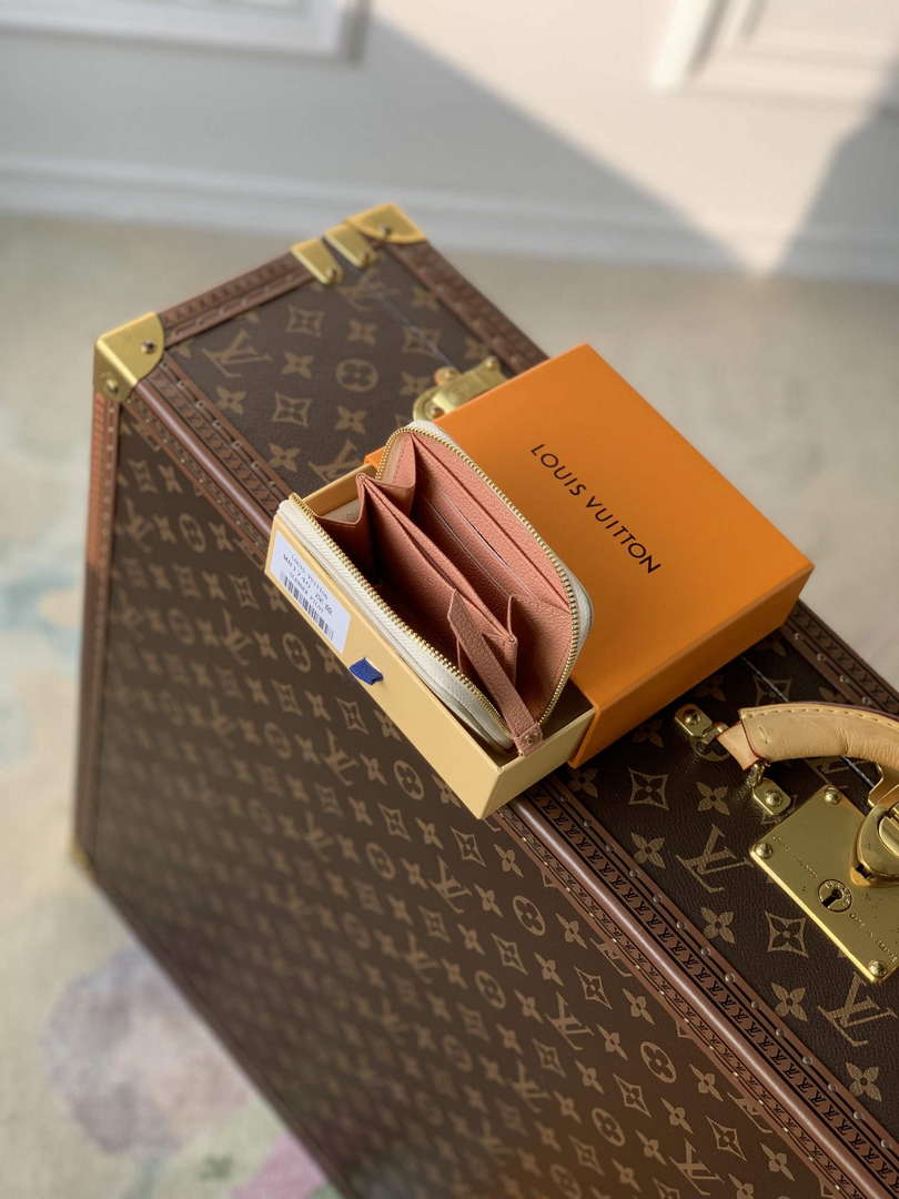LV M60574 Louis Vuitton Zippy Coin Purse Pink