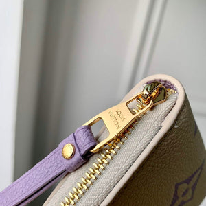 LV M60574 Louis Vuitton Zippy Coin Purse Taro Purple - Default Title - View 4