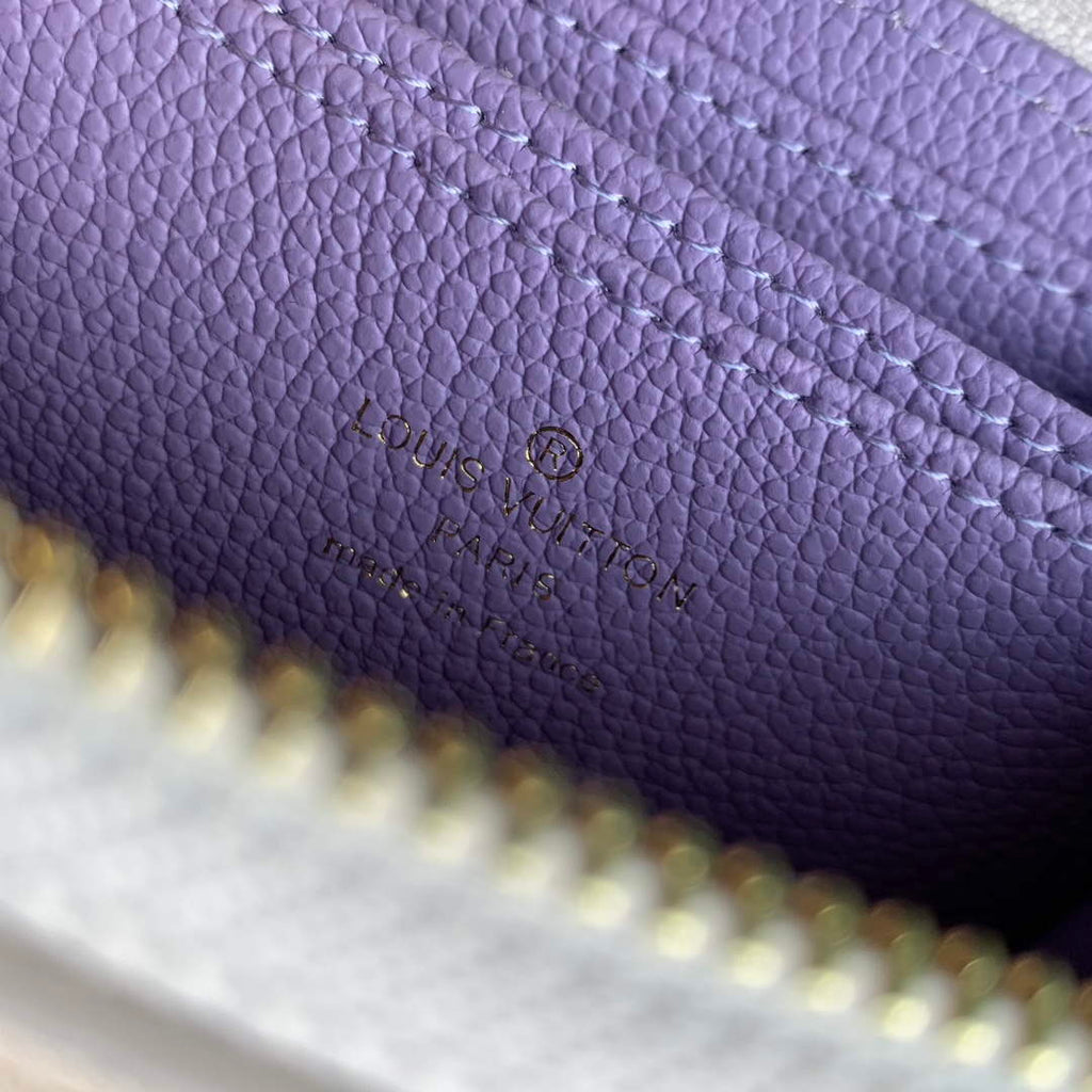LV M60574 Louis Vuitton Zippy Coin Purse Taro Purple