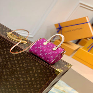 LV M61252 Louis Vuitton Nano Speedy Bag - Default Title - View 1