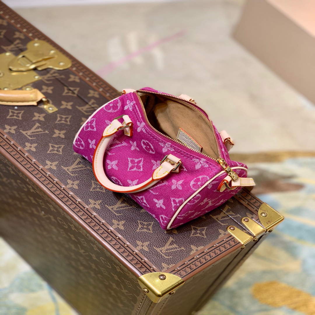LV M61252 Louis Vuitton Nano Speedy Bag - Default Title - View 9