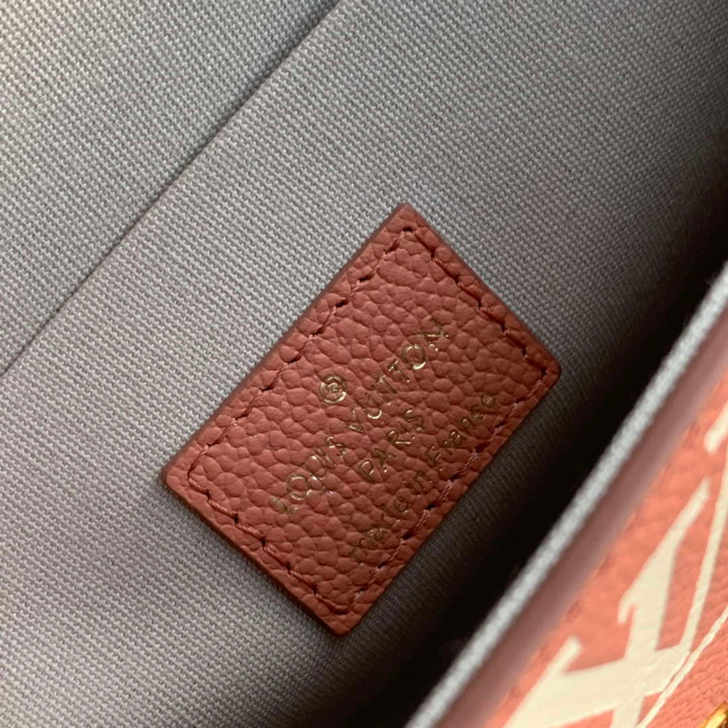 LV M61276 Louis Vuitton Felicie Pochette Bag M61276 Pink Leather