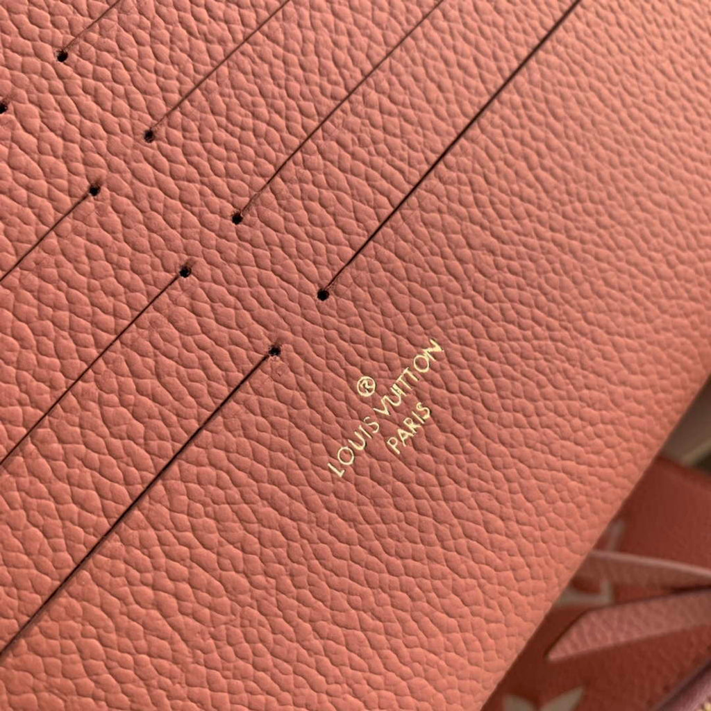 LV M61276 Louis Vuitton Felicie Pochette Bag M61276 Pink Leather